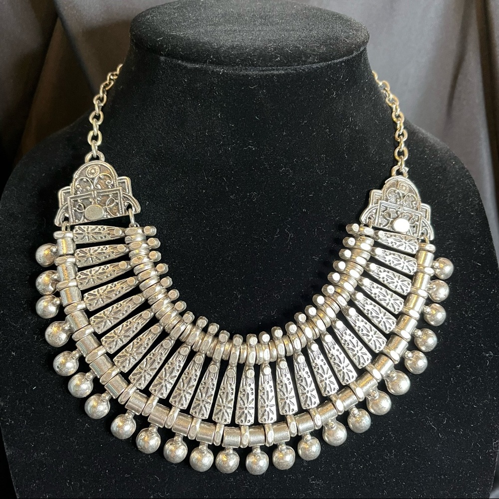 Oversized, chunky, bohemian necklace